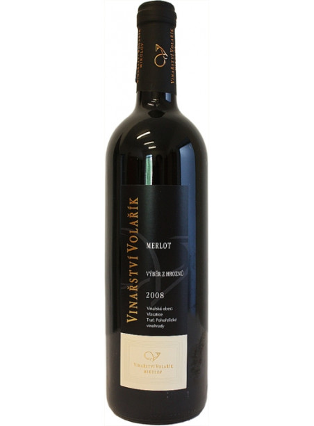 Merlot - výběr z hroznů - Pohořelické vinohrady