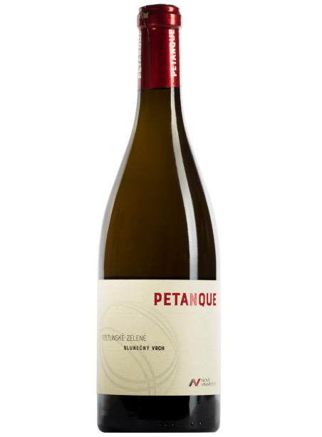 Nové Vinařství - Petanque - Veltlínské zelené - výběr z hroznů - Slunečný vrch