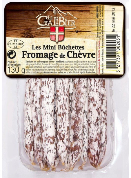 Le Galibier - Minisalámky - s kozím sýrem - 130 g