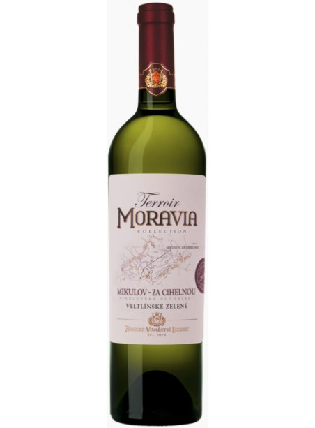 Zámecké vinařství Bzenec - Terroir - Veltlínské zelené - pozdní sběr - Mikulov, Za cihelnou