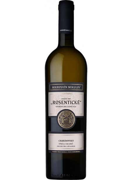 Traditional line - Chardonnay - výběr z hroznů - Rosentické