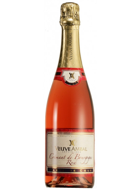 Veuve Ambal  - Crémant de Bourgogne rosé brut, „Carte Coeur“