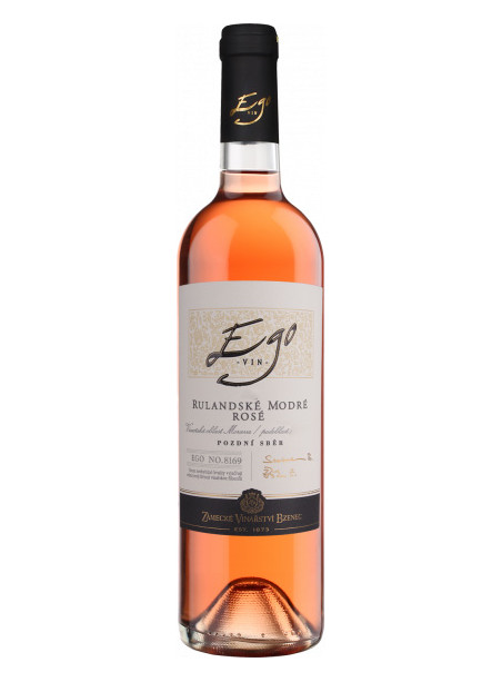 Zámecké vinařství Bzenec - EGO - Rulandské modré rosé - pozdní sběr - Hýsly, Moštensko