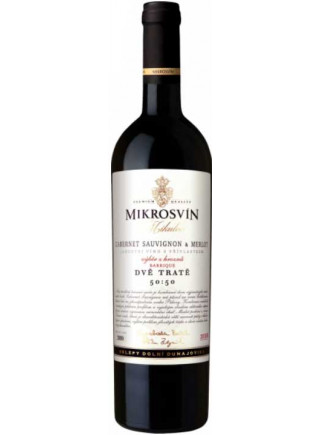 Mikrosvín - Traditional Line - Cabernet Sauvignon/Merlot - výběr z hroznů - Dvě tratě, barrique