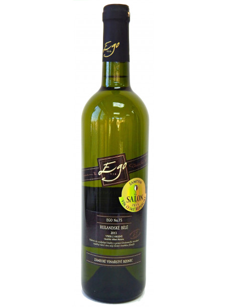 Zámecké vinařství Bzenec - EGO No. 75 - Rulandské bílé - výběr z hroznů