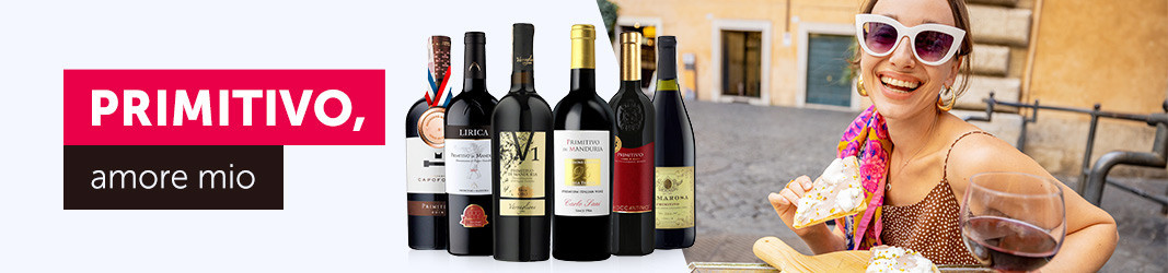Kolekce vín z odrůdy Primitivo