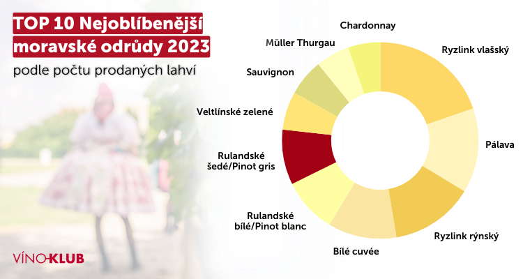 Nejoblíbenější moravská vína 2023