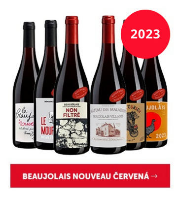 Beaujolais Nouveau 2023 - degustační sada červených vín