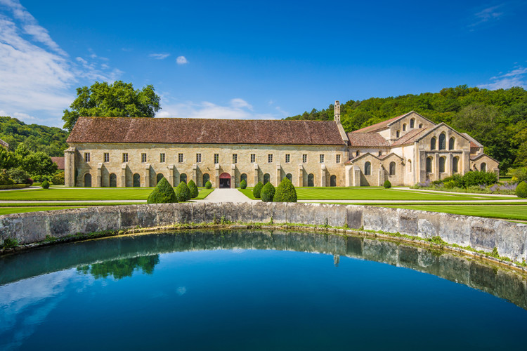 Burgundsko - opatství Fontenay